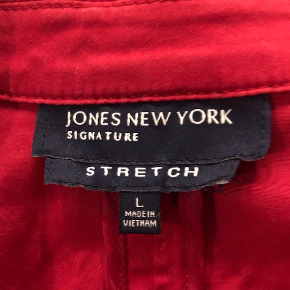 L Jones New York Signature Red Jacket, Gold Buttons, Tapered Fit, Vintage  Gift for Women -  Norway