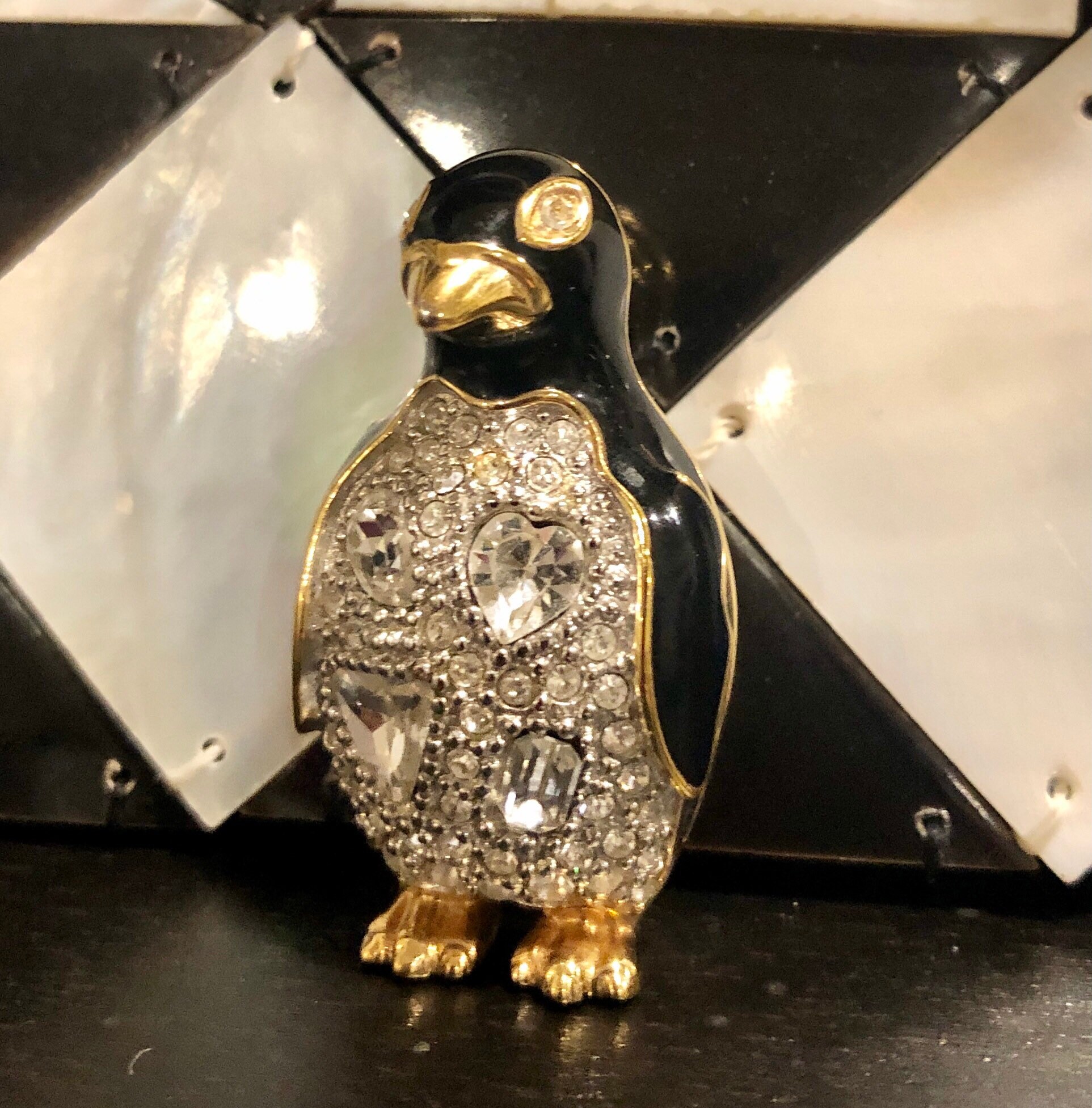 Swarovski penguin - Etsy 日本