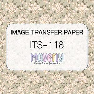 Its-118 - Image Transfer Paper (p19)