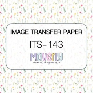 Its-143 - Image Transfer Paper (q28)