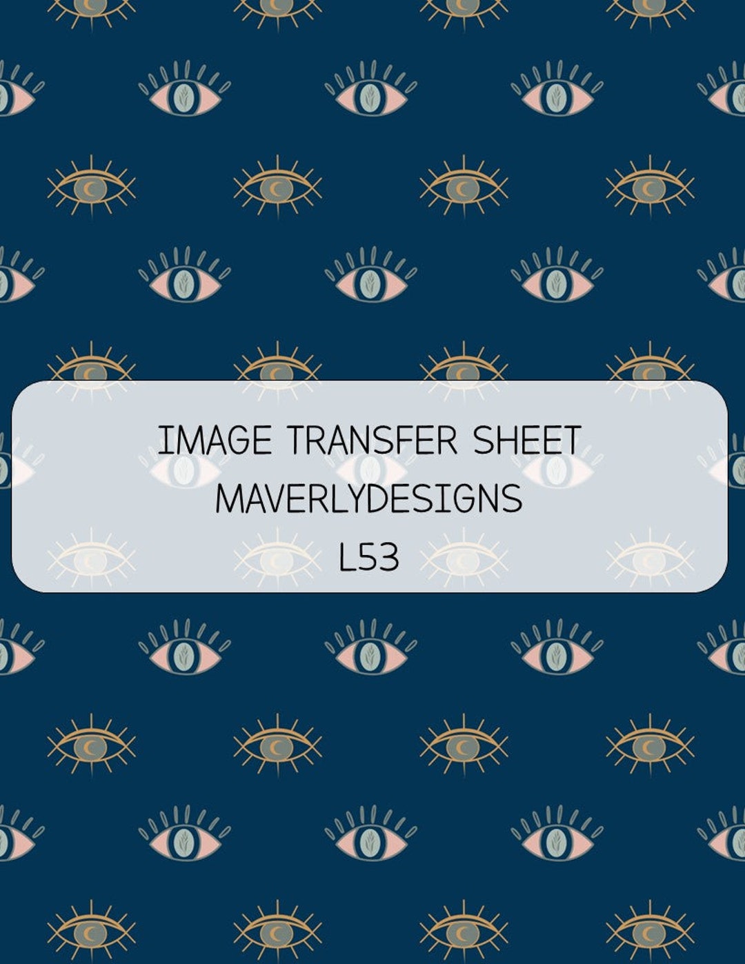 Image Transfer Sheet L-53 OCTOBER LAUNCH - Etsy