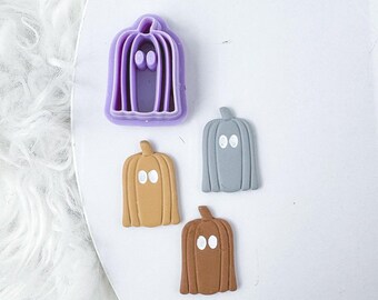 Pumpkin Ghost Clay Cutter- July 2024 Launch