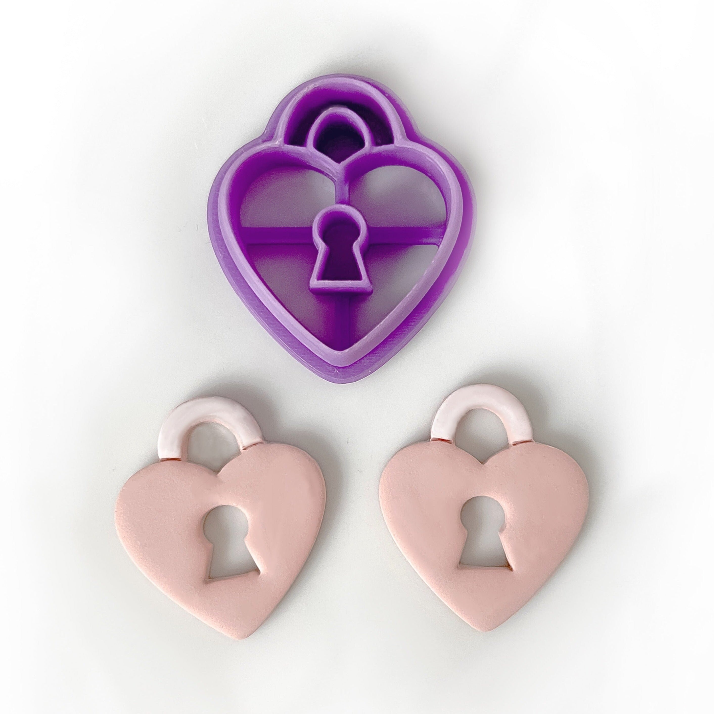 Locket Cutter Name Heart Locket Clay Cutter - December 2023 - Etsy