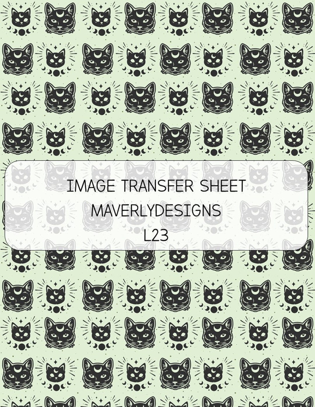 Image Transfer Sheet L-23 OCTOBER LAUNCH - Etsy