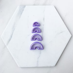 Half Circle Cut - Measured by WIDTH