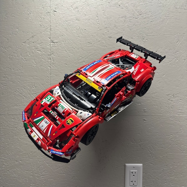 Wall Mount For the Ferrari 488 GTE (42125) LEGO® Technic™  Car