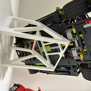Angled wall mount for LEGO® Technic™ 1:8 Supercars image 3