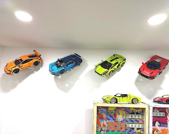 Angled wall mount for LEGO® Technic™ 1:8 Supercars