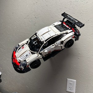 Angled wall mount for LEGO® Technic™ 1:8 Supercars image 8