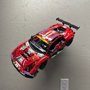Angled wall mount for LEGO® Technic™ 1:8 Supercars image 9