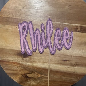 Custom Cake Topper, Name Cake Topper, Custom Name Cake Topper, Glitter Name Cake Topper, CakeTopper, Customized, Personalised Topper