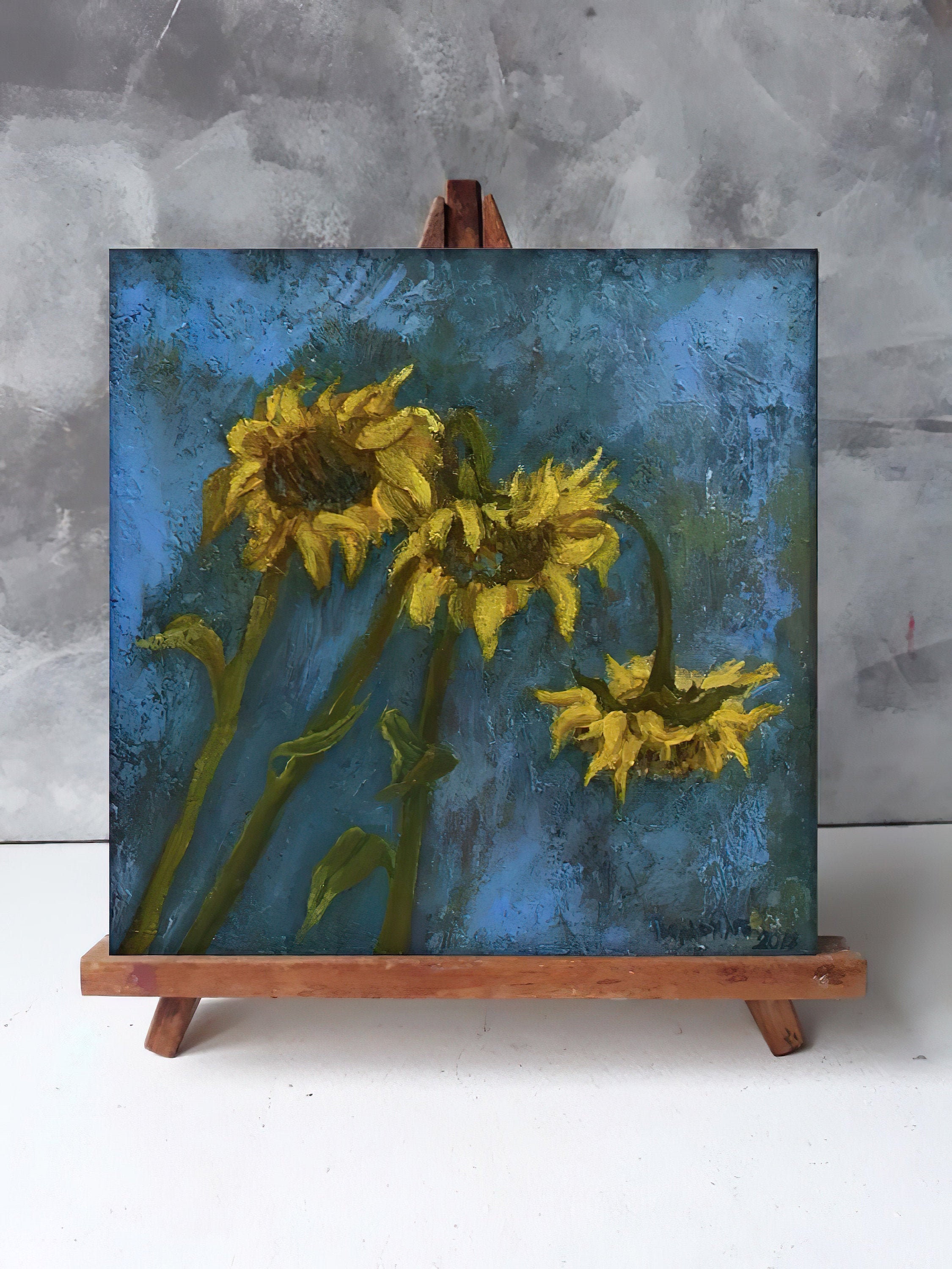 Sunflowers Printable Wall Art Digital Print Instant Etsy