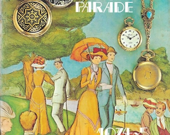 Vintage 1974-75 Arnex Pocket Watch Dealer Catalog, Arnex on Parade, Collector Reference
