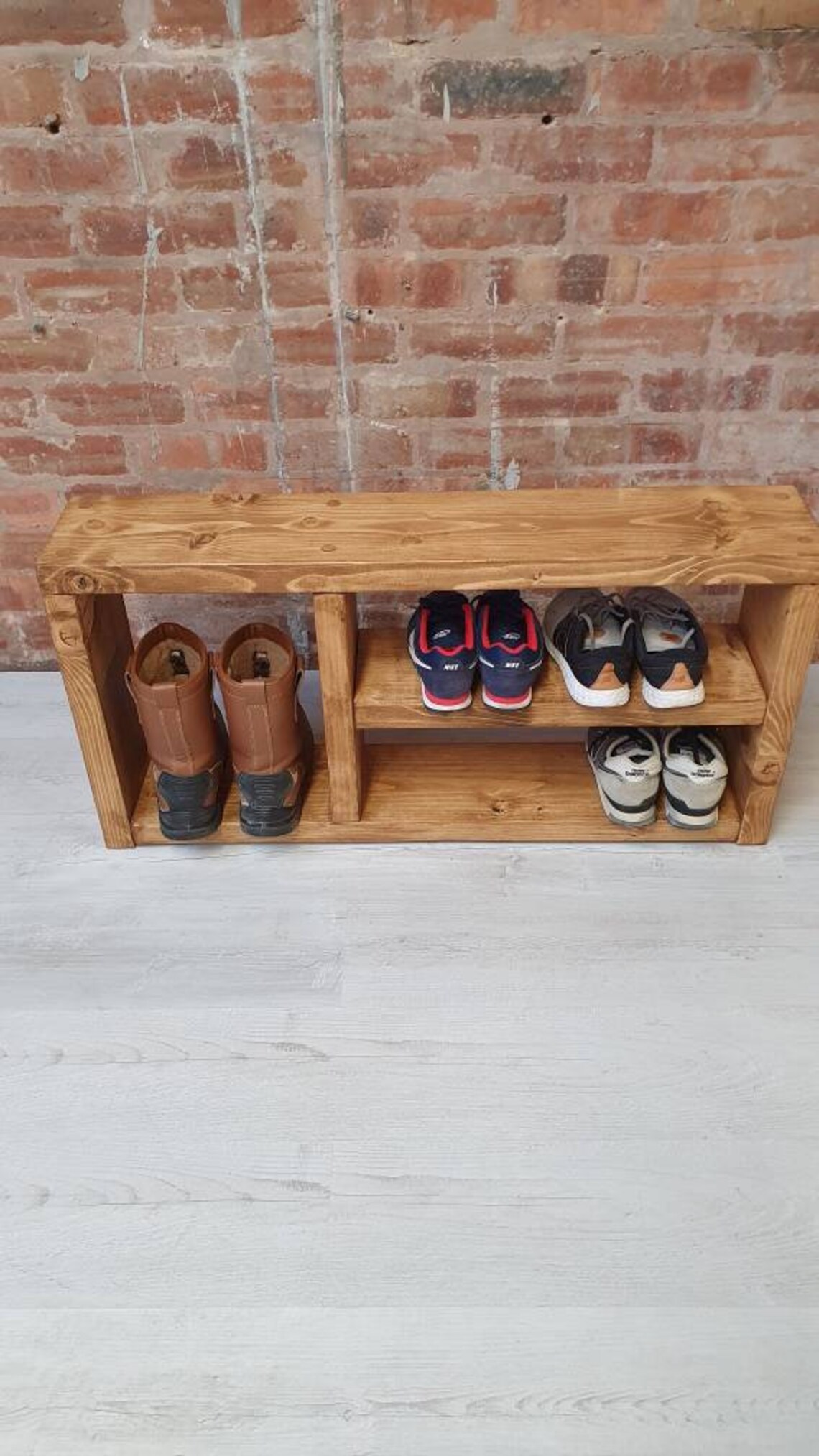 Rustic Handmade Shoe Rack /shoe Organiser/chunky Rustic Etsy UK