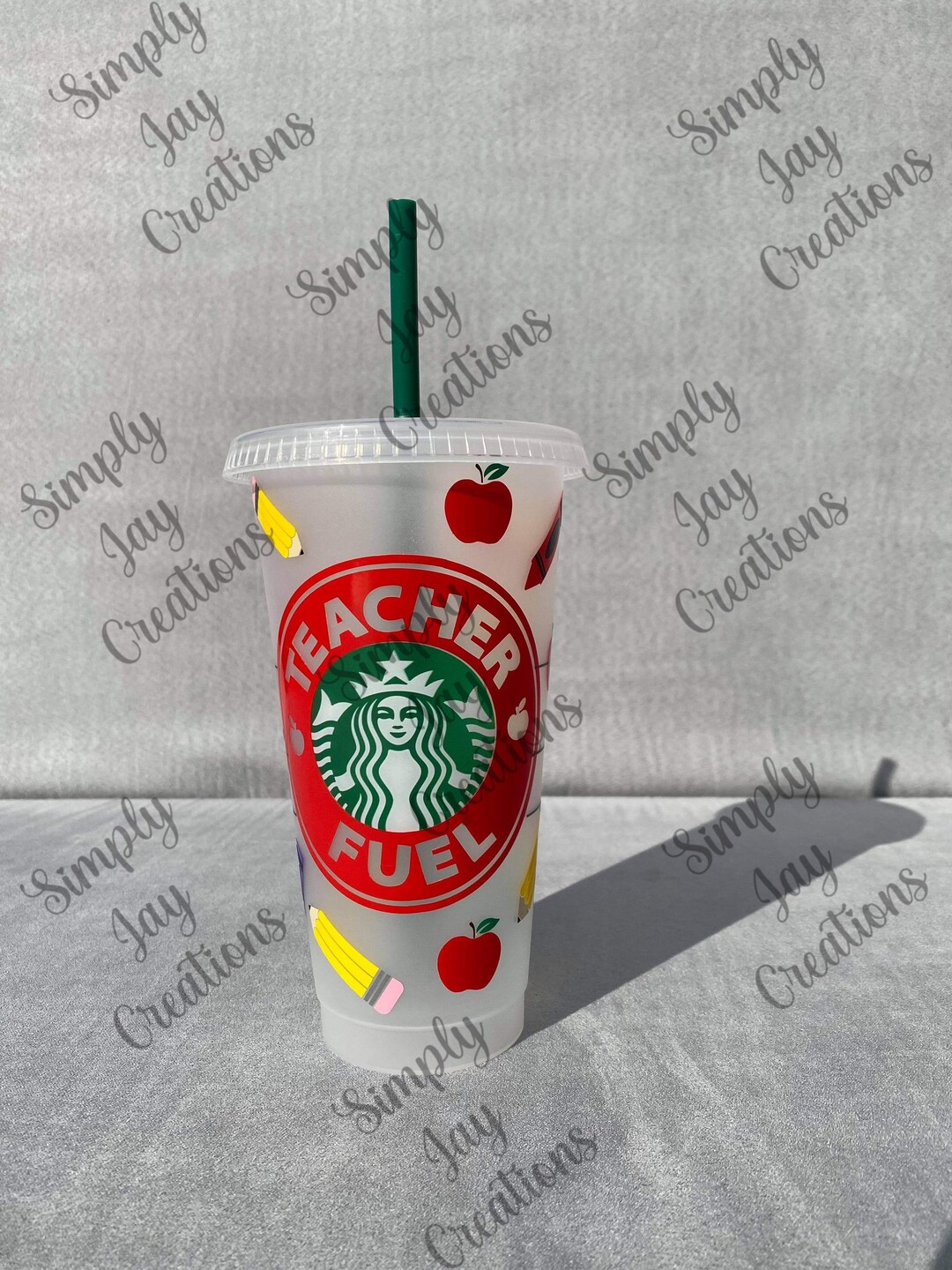 Teacher Starbucks cups, Teacher gift, Custom Teacher Appreciation ...