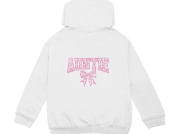 Tía con lazo rosa PNG – Diseño de tía coqueta (Descarga digital)
