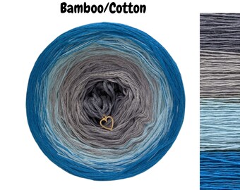 Bamboo/Cotton Yarn: B/C012 - 50/50 mix / Crochet Yarn / Knitting Yarn / Sustainable Yarn / Organic Bamboo Yarn / Soft Single Colour Yarn