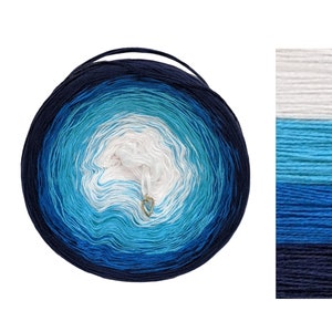 Water Lily - C/A105 - Gradient Cake Yarn, Ombre Yarn Cake, Colour Change yarn, 3 ply, Ombre Yarn, Ombre Yarn