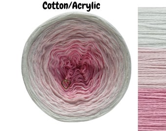 Pink Hydrangea - C/A065 - Gradient Cake Yarn, Ombre Yarn Cake, Colour Change Yarn,  Ombre Yarn, Ombre Yarn