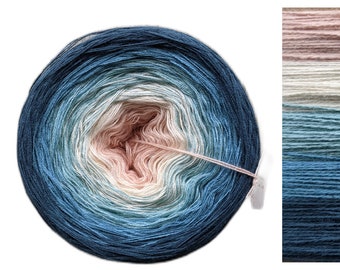 Sleeping Beauty Gradient Cake Yarn Colour Change Ombre Yarn Cotton//Acrylic