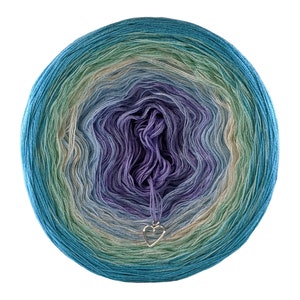 MALDIVES - Summer Collection 2023 - Gradient Cake Yarn, Ombre Yarn Cake, Colour Change Yarn, 3ply 4ply, Ombre Yarn, Ombre Yarn