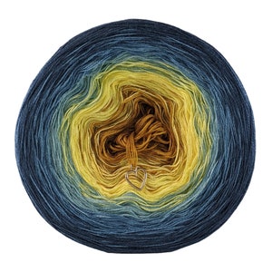 CORFU - Summer Collection 2023 - Gradient Cake Yarn, Ombre Yarn Cake, Colour Change Yarn, 3ply 4ply, Ombre Yarn, Ombre Yarn