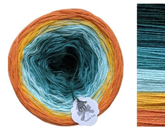 Sleeping Beauty Gradient Cake Yarn Colour Change Ombre Yarn Cotton//Acrylic