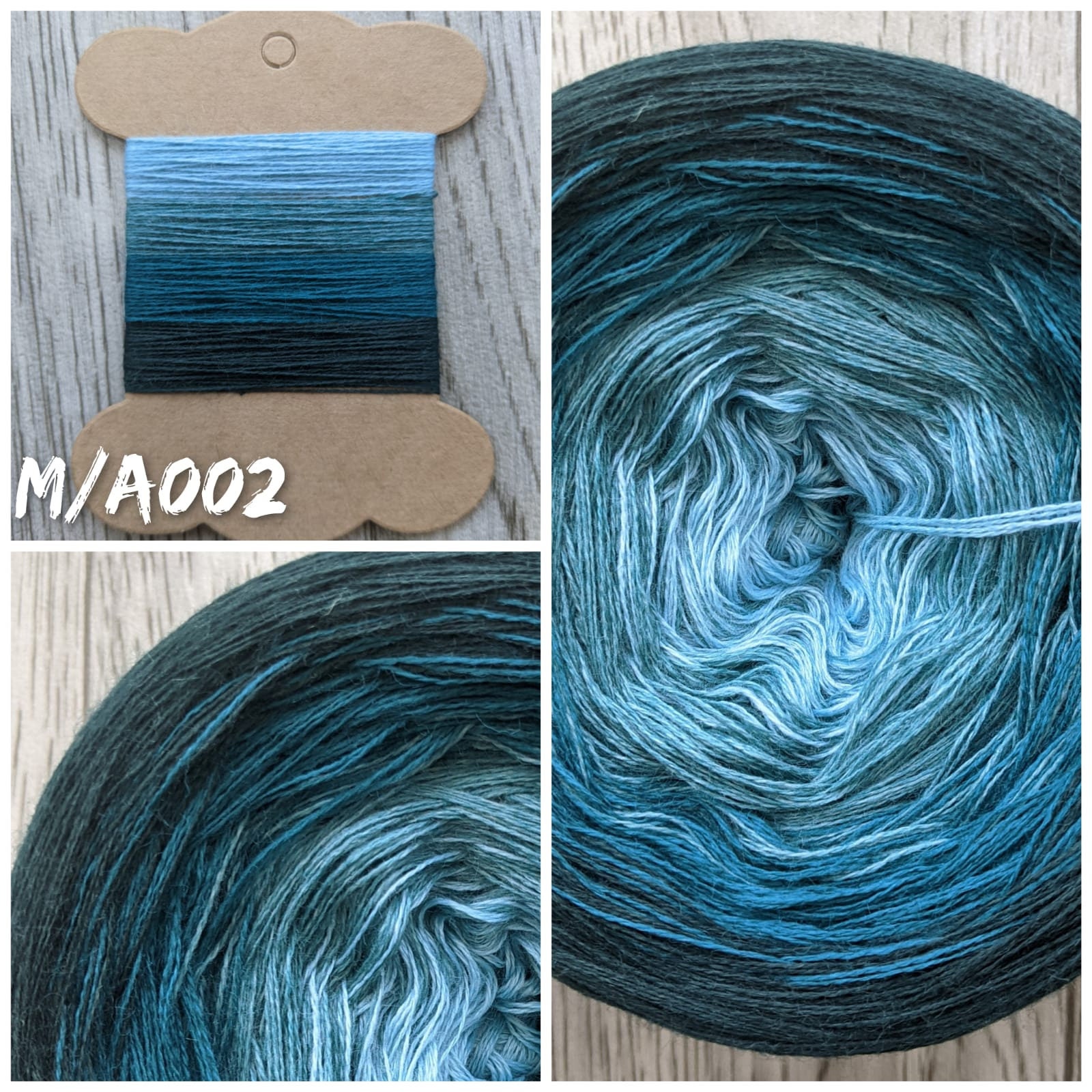 Royal Blue Merino/Acrylic Light and Dark Blue Ombre Yarn Etsy