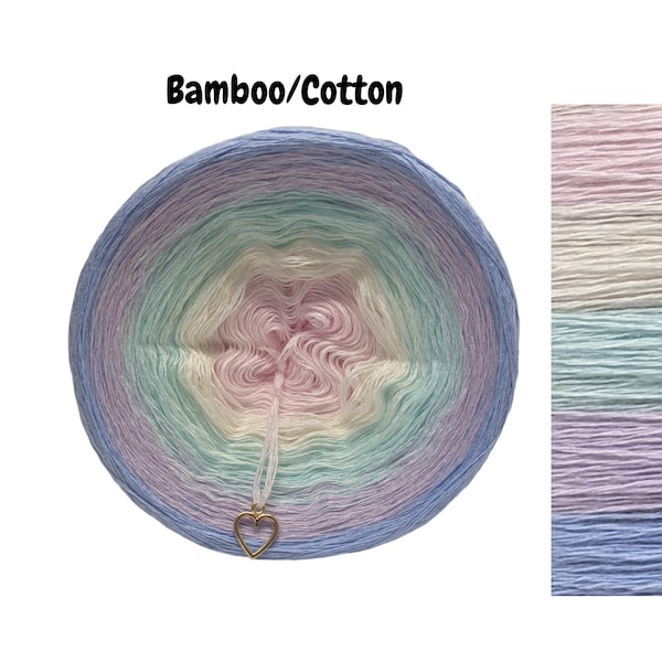 Bamboo/Cotton Yarn: B/C019 - 50/50 mix / Crochet Yarn / Knitting Yarn / Sustainable Yarn / Organic Bamboo Yarn / Soft Single Colour Yarn