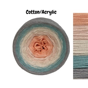 C/A094 - Gradient Cake Yarn, Ombre Yarn Cake, Colour Change Yarn, 3 ply, Ombre Yarn, Ombre Yarn