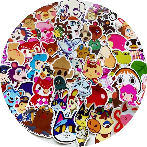Animal Crossing inspired stickers 50 pcs Fast Shipping Etsy