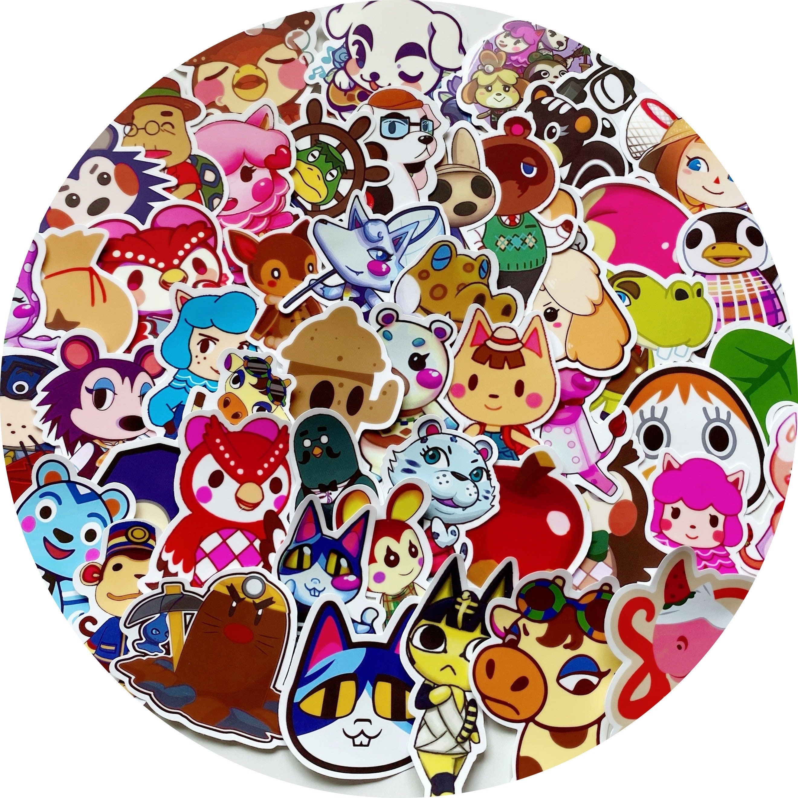 Animal Crossing inspired stickers 50 pcs Fast Shipping Etsy