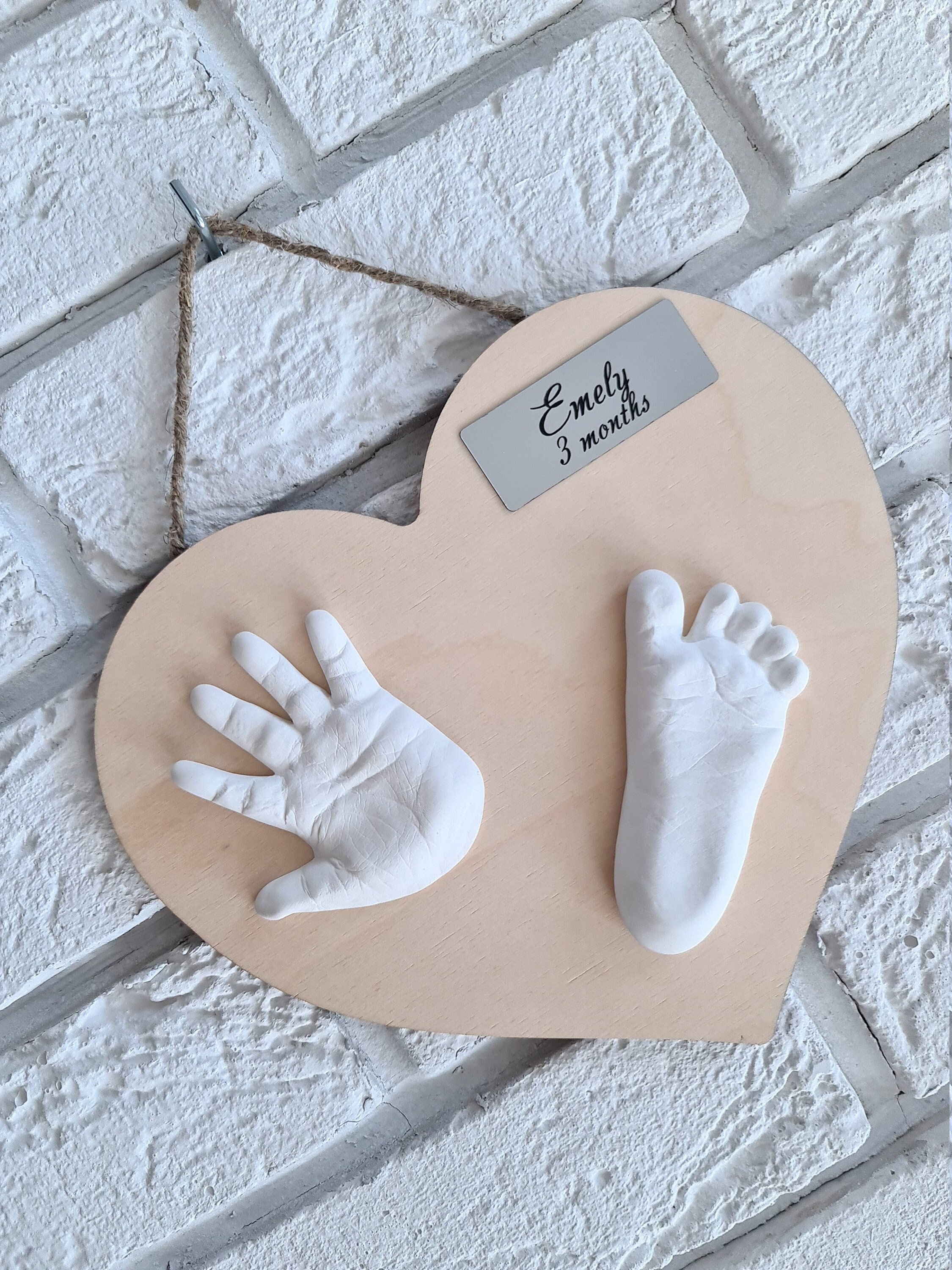 3D Hand and Foot Plaster Casting Kit for Baby 06 Months With