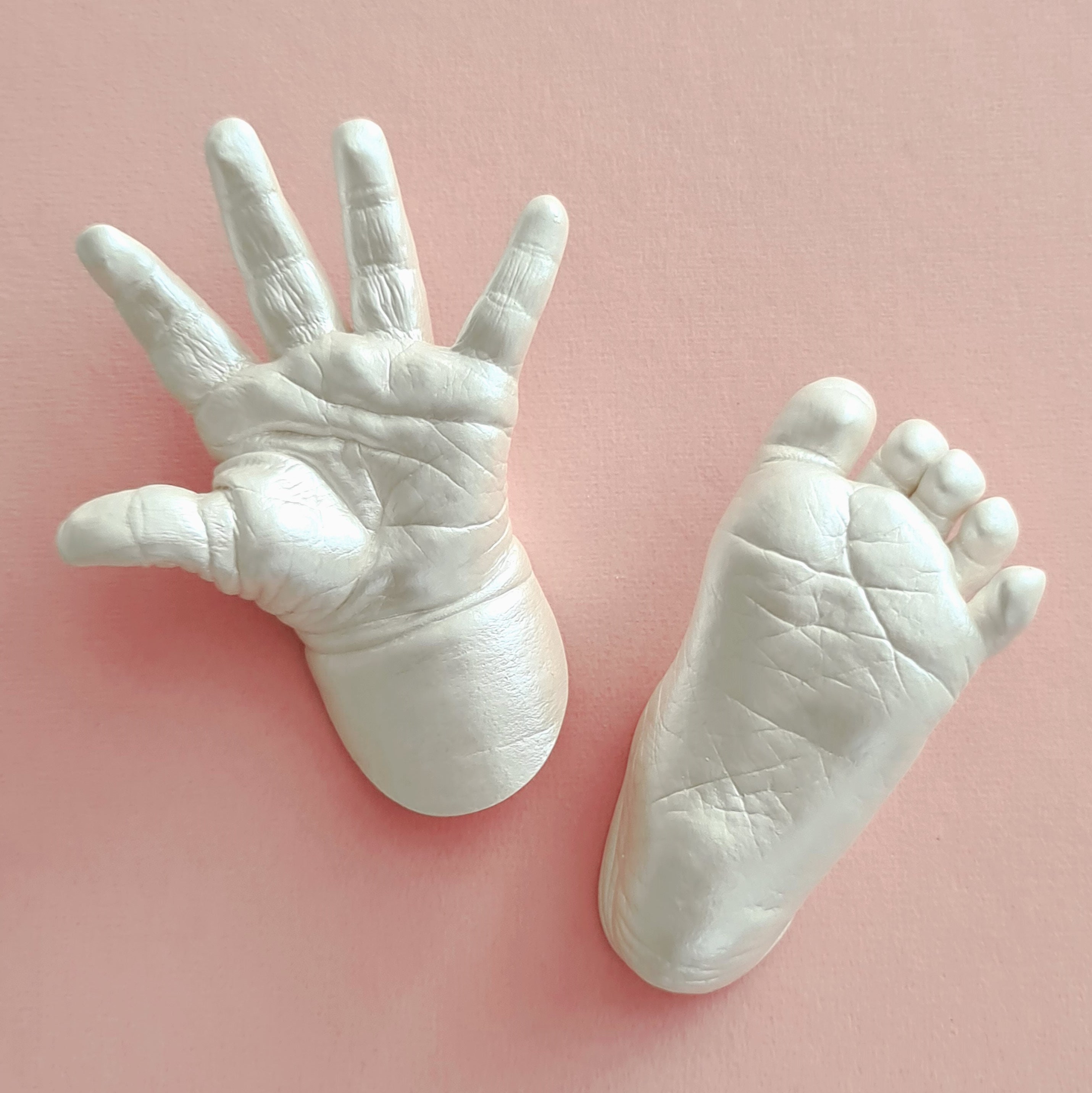 Kit de moulage d'empreinte de main et de pied de bébé, accessoires pour  souvenirs de bébé, pas de désordre, encre Non toxique, Photo de nouveau-né