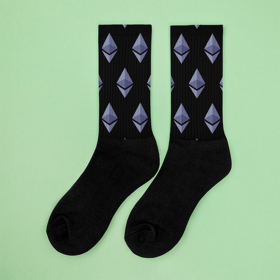 Ethereum Pattern Symbol Socks ETH Coin Crypto Lover Gift Etsy Ireland