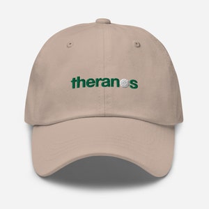 Theranos Startup Fraud Logo Dad hat