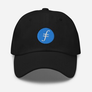 Embroidered Filecoin (FIL) Dad Hat - For Decentralized Storage Supporters