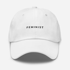Feminist Embroidered Hat | Gift Idea for Her, Confident and Radical