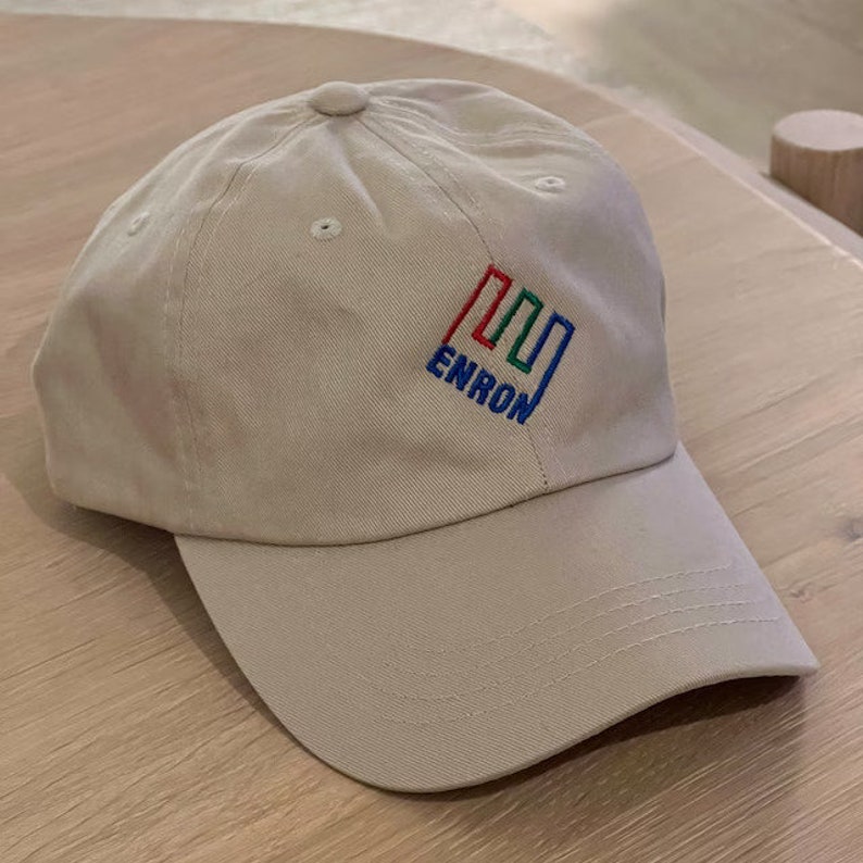 Enron Embroidered Logo Dad Cap image 9