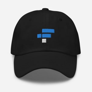 FTX Token Crypto Logo Dad Hat | Cryptocurrency Embroiderd Cap | FTX Symbol Baseball Cap