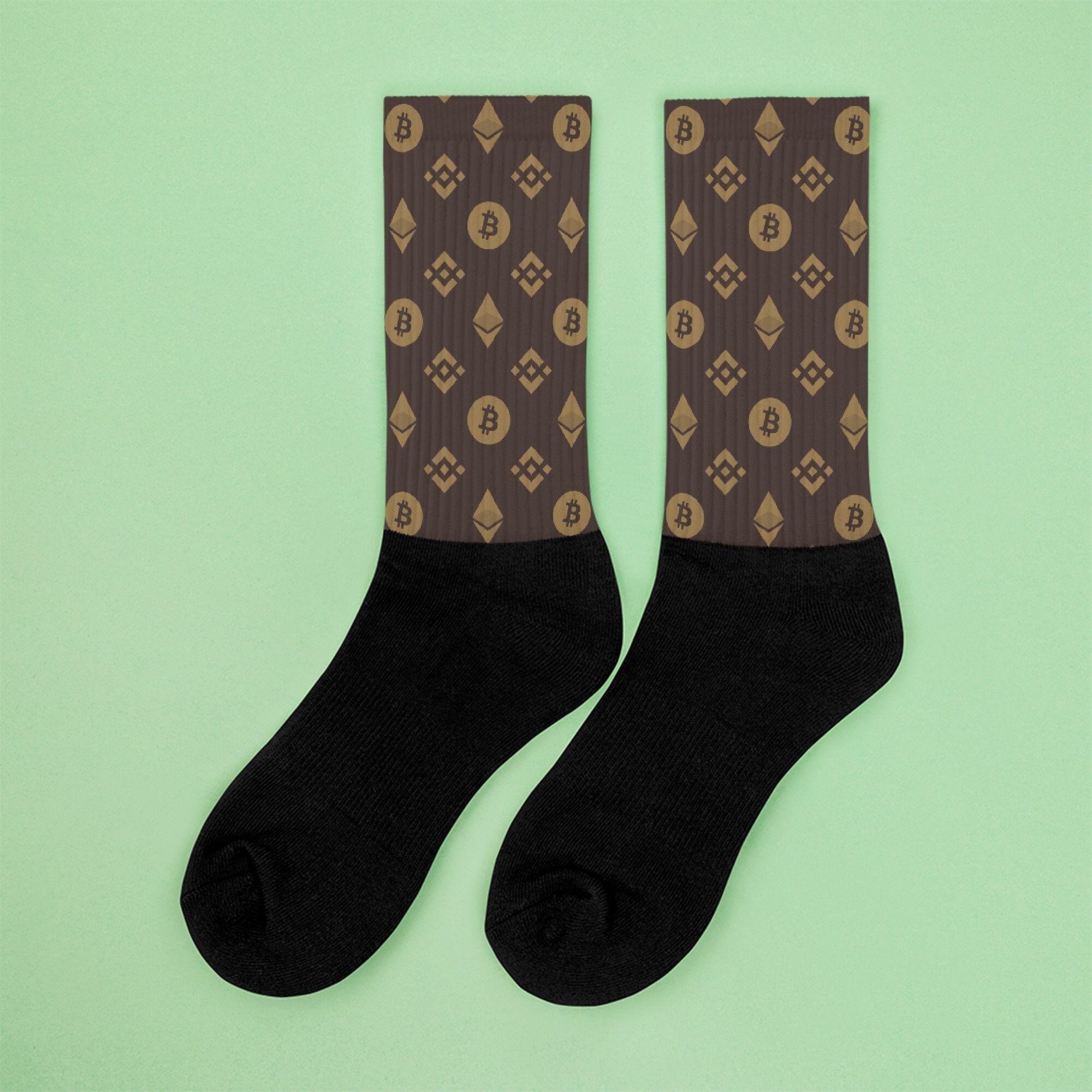 LouisVuitton'-Inspired Socks