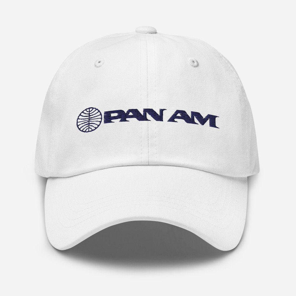 Pan Am Embroidered Logo Dad Hat - Etsy