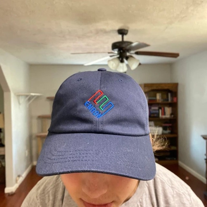 Enron Embroidered Logo Dad Cap image 8