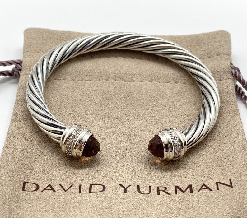 David Yurman Sterling Silver 7mm Cable Classics Bracelet - Etsy