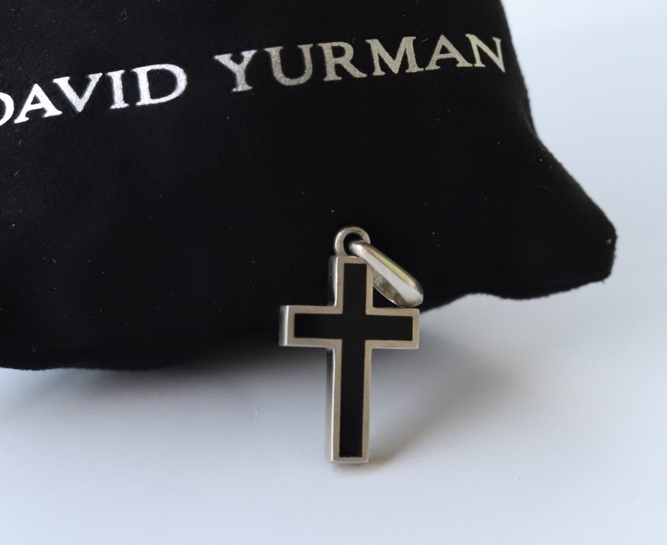David yurman hotsell black onyx cross