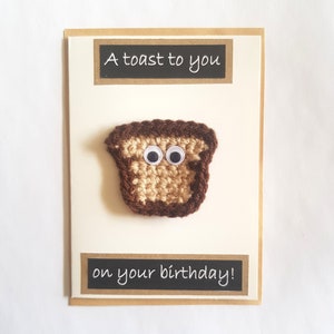 Toast Geburtstagskarte