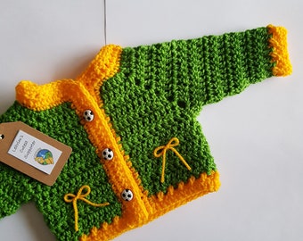Leitrim GAA Baby Cardigan