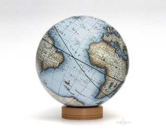 HENRI Historical Design Globe – Handmade 6.3" Desktop World Globe.