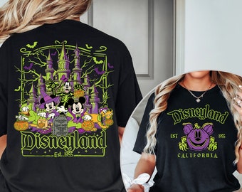 Disneyland Est. 1955 Halloween 2024 Shirt, Mickey's Not So Scary Halloween Party Shirt, Oogie Boogie Bash Shirt, Disney Halloween Shirt