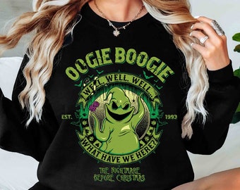 Retro Oogie Boogie Shirt, Boogie Man Nightmare Before Christmas , Disneyland Halloween Shirt, Oogie Boogie Bash Shirt